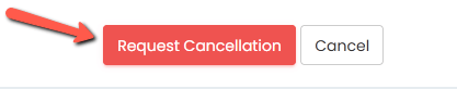 Select request cancellation button