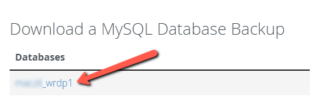 Select MySQL Database